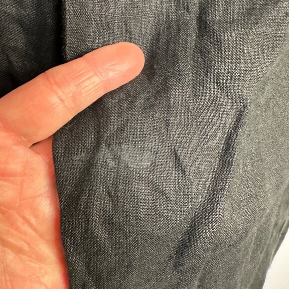 Quince 100% European Linen Pull On Pants Black Small Boho Resort Wear Summer - Picture 7 of 15